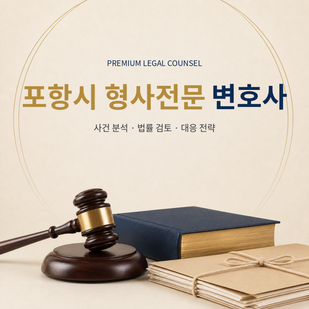포항시 형사전문 변호사