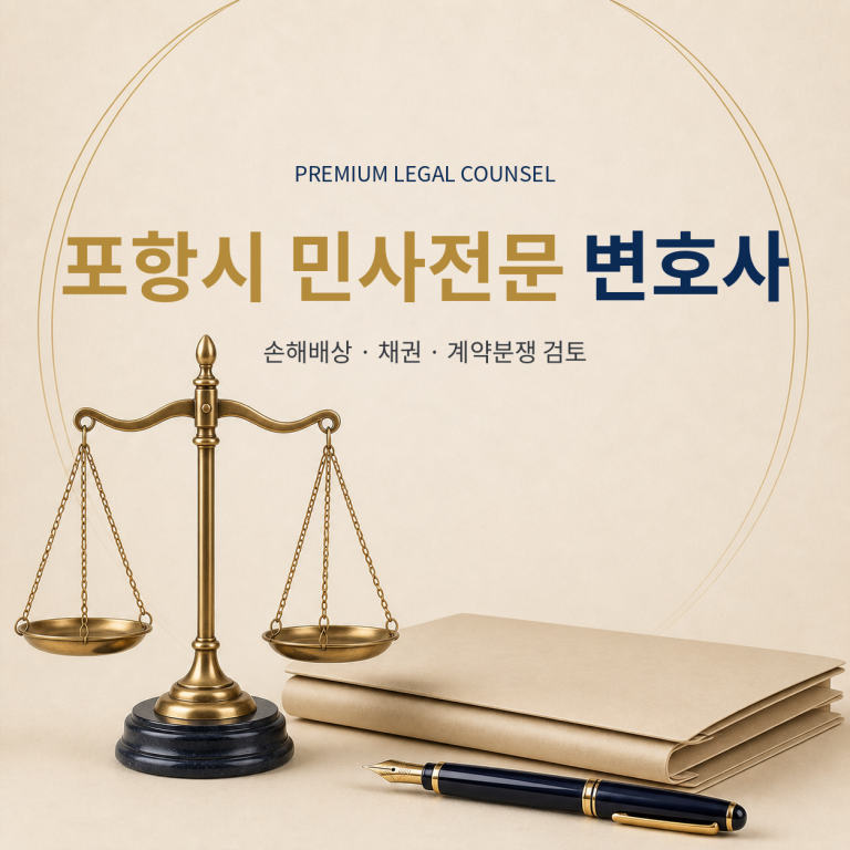 포항시 민사전문 변호사