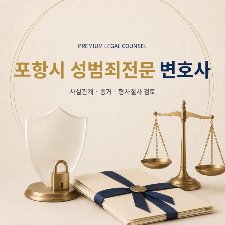 포항시 성범죄전문 변호사